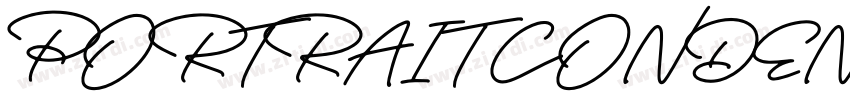 PORTRAIT CONDENSED字体转换